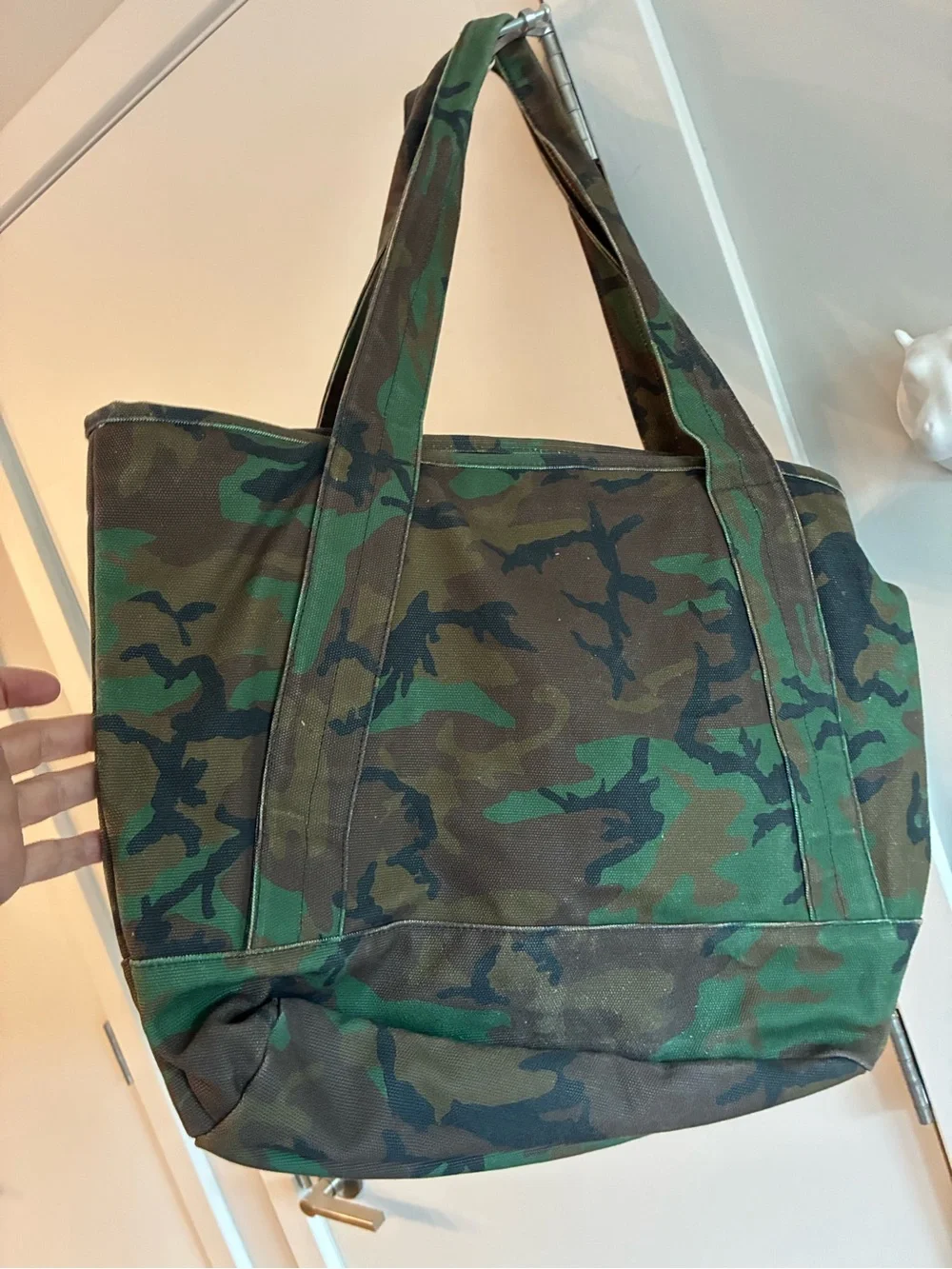Jordan Camo Duffel Tote - Green and Brown